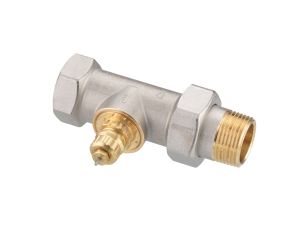 Danfoss Zawory grzejnikowe, RA-G, Przepływ wysoki, DN 25, Prosty, D - 013G1679