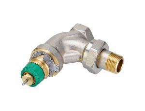 Danfoss Zawory grzejnikowe, RA-DV, Dynamiczny (niezależny od ciśnienia), DN 10, Kątowy, F - 013G7711