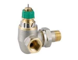 Danfoss Zawory grzejnikowe, RA-DV, Dynamiczny (niezależny od ciśnienia), DN 10, Podwójny kątowy lewy - 013G7718