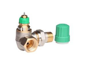 Danfoss Zawory grzejnikowe, RA-DV, Dynamiczny (niezależny od ciśnienia), DN 15, Podwójny kątowy lewy - 013G7720