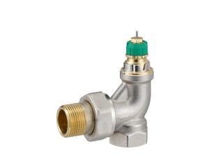Danfoss Zawory grzejnikowe, RA-DV, Dynamiczny (niezależny od ciśnienia), DN 20, Kątowy, F - 013G7715