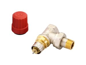 Danfoss Zawory grzejnikowe, RA-N, Przepływ normalny, DN 10, Kątowy, F - 013G0011