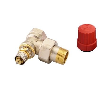 Danfoss Zawory grzejnikowe, RA-N, Przepływ normalny, DN 20, Kątowy, F - 013G0015