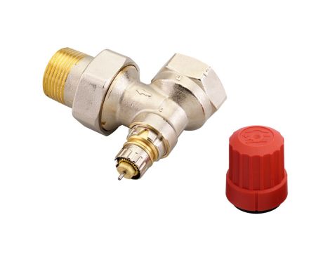 Danfoss Zawory grzejnikowe, RA-N, Przepływ normalny, DN 25, Kątowy, D - 013G0037