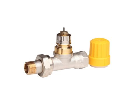 Danfoss Zawory grzejnikowe, RA-UN, Przepływ niski, DN 10, Prosty, D - 013G3002