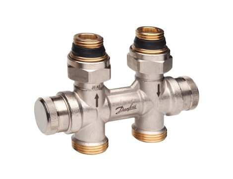 Danfoss Zawory przyłączeniowe, RLV-KDV, 15, Prosty - 013G7870