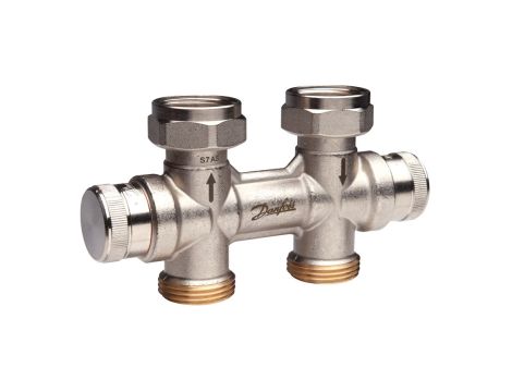 Danfoss Zawory przyłączeniowe, RLV-KDV, 20, Prosty - 013G7873