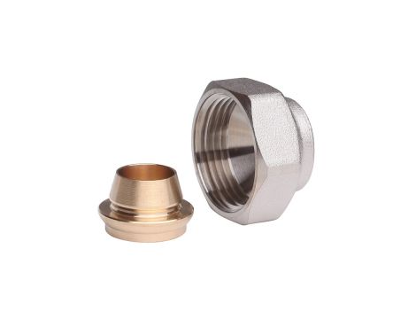 Danfoss Złączki zaciskowe do rur stalowych i miedzianych, G 3/4", 12, Niklowany - 013G4122