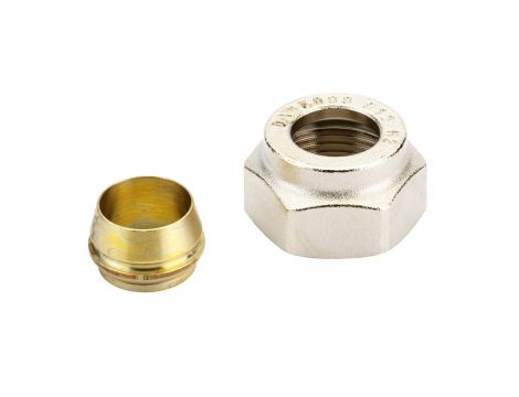 Danfoss Złączki zaciskowe do rur stalowych i miedzianych, G 3/4", 18, Niklowany - 013G4128