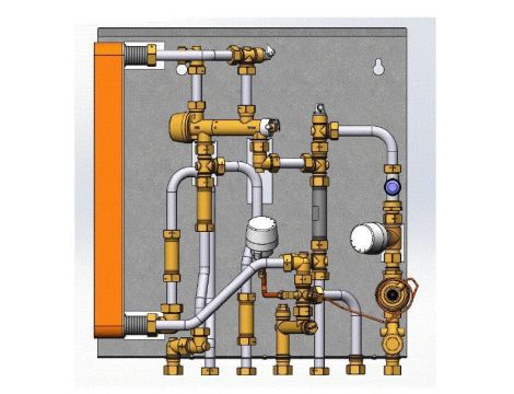 Danfoss Typ 1, 10 bar, 95 °C, Nazwa regulatora CWU: PM, Zawór termostatyczny - 145B3032
