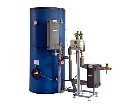 Danfoss System CWU, TC-C, 88.0 kW, Nazwa regulatora CWU: ECL310, 750 L - 004X1636