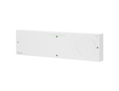 Danfoss Regulacja ogrzewania podłogowego, Danfoss Icon, Master Controller, 230.0 V, Napięcie wyjściowe [V] AC: 230, Liczba kanałów: 8, Naścienny - 088U1031