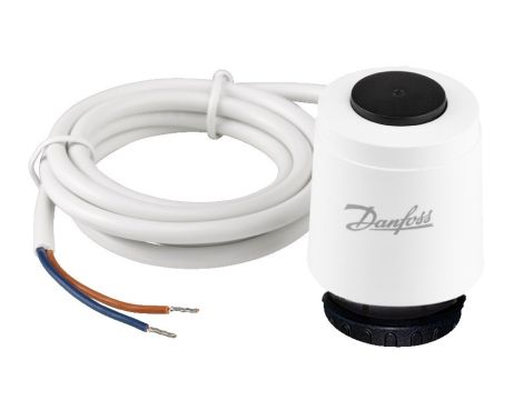 Danfoss Siłowniki termiczne, TWA-K, M 30 x 1.5, Napięcie zasilania [V] AC: 24, NC (normalnie zamknięty), 0.95 m - 088H3140