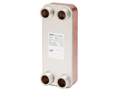 Danfoss Mikropłytowy wymiennik ciepła, XB12H-1, Il. płytek: 36 - 004H7560