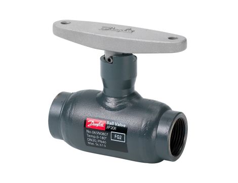 Danfoss Zawory kulowe, JIP-II, Ze zredukowanym przelotem, PN 40, DN 20, gwint wewnętrzny - 065N0807