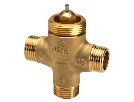 Danfoss VZL 3 PN16 15/1 3-drogowy, grzybkowy, króćce gładkie - 065Z2083