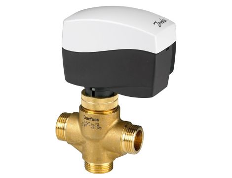 Danfoss VZL 3 PN16 20/2,5 3-drogowy, grzybkowy, króćce gładkie - 065Z2085