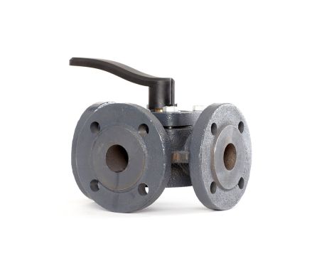 Danfoss HFE 3 PN6 100/225 obrotowy, 3-drogowy, kołnierz - 065Z0435