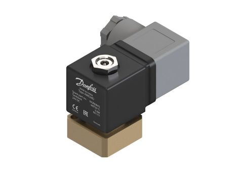 Danfoss Zawór elektromagnetyczny, EV310A, Funkcja: NC, Kołnierz, 0.030 m³/h, FKM - 032H878502