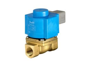 Danfoss Zawór elektromagnetyczny, EV225B, Funkcja: NC, G, 1/2, 2.200 m³/h, PTFE - 032U380402