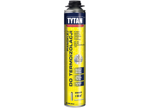 TYTAN PIANOKLEJ DO TERMOIZOLACJI SZARY 820ml