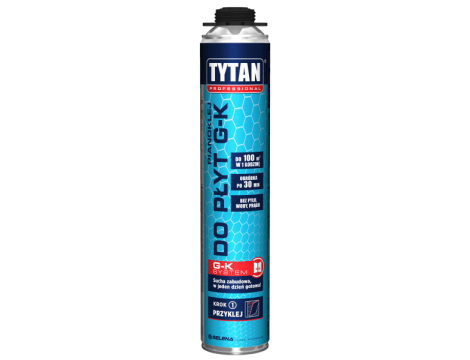 TYTAN PIANOKLEJ PISTOLETOWY DO PŁYT GK 830ml PROFESSIONAL