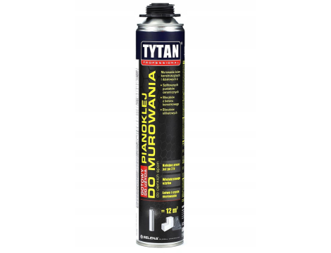 TYTAN PIANOKLEJ PISTOLETOWY DO MUROWANIA 870ml PROFESSIONAL