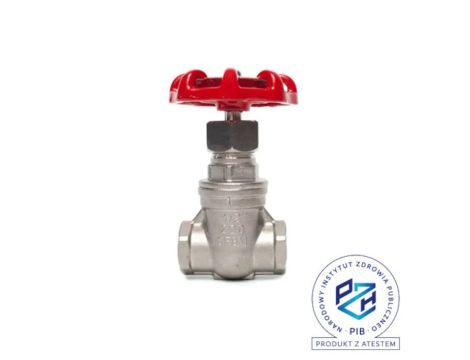 Zawór zasuwowy gwintowany Flowmatik G 2 GW PN16, nierdzewny 316, PTFE