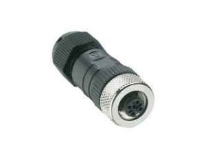 Złącze do samokonfekcjonowania M12 żeńskie proste 5-pinowe RKC 5/7