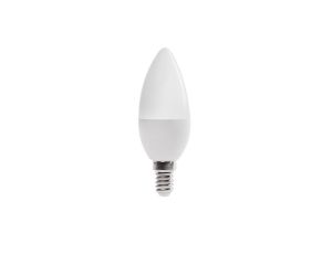 Kanlux żarówka DUN 6,5W led E14 WW ciepła biała, 3000K, 600lm, świeczka, mleczna, ceramiczna obudowa