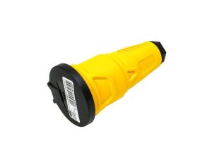 Gniazdo gumowe przenośne z klapką 2P+Z SCHUKO 16A 230V IP54 żółte TAURUS2
