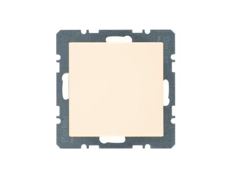 BERKER one.platform B.Kwadrat zaślepka mostek b/p kremowa 10098982