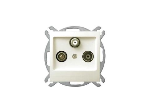 IMPRESJA Gniazdo antenowe RTV-SAT końcowe ecru GPA-YS/m/27