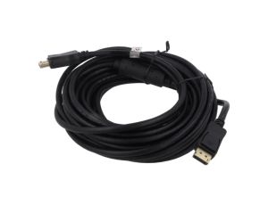 AK-340105-100-S Kabel DisplayPort 1.2,HDCP 1.3 ze wzmacniaczem 10m