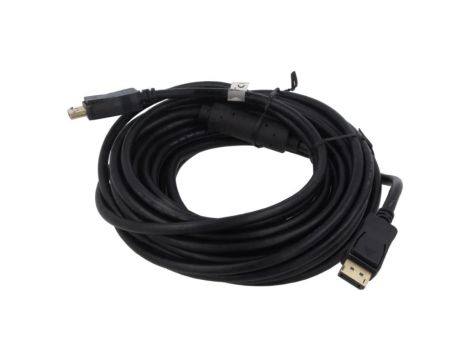 AK-340105-100-S Kabel DisplayPort 1.2,HDCP 1.3 ze wzmacniaczem 10m