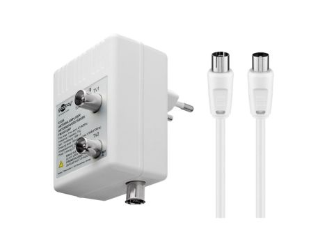 Wzmacniacz antenowy do dwóch urządzeń (DVB-T / DVB-T2 / DVB-C)