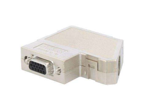 D-SUB-15HD/F-SH D-Sub HD, il.pinów: 15, wtyk, żeńskie, kątowe 55, zacisk śrubowy, 1A