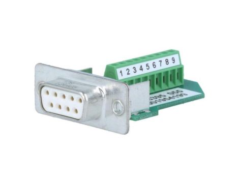 VS09BU-DSUB-MPT D-Sub, il.pinów: 9, wtyk, żeńskie, na przewód, zacisk śrubowy, 5A, 60V