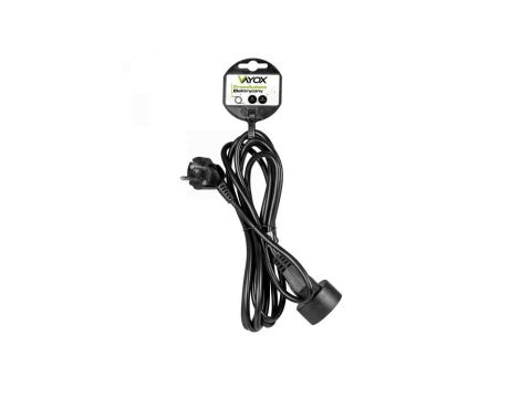 Przedłużacz elektryczny 1 gn+0 5m czarny VA0310-5B Vayox