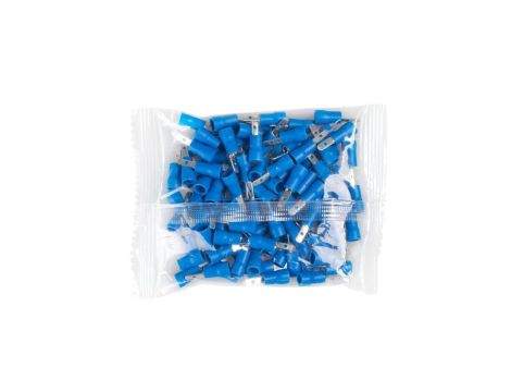 Konektory izolowane męskie 1,5-2,5mm2 2,8mm niebieskie 100 szt. VA0393 Vayox