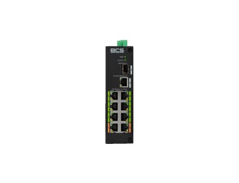 Switch PoE 8-portowy 100Mbps + SFP BCS-L-SP08E01G-1SFP(2)