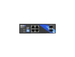 Switch PoE 4-portowy 1Gbps + 2x SFP BCS-B-ISP04G-2SFP
