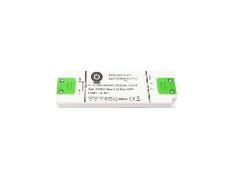 Zasilacz led FTPC 30W meblowy 12V DC FTPC30V12-C2