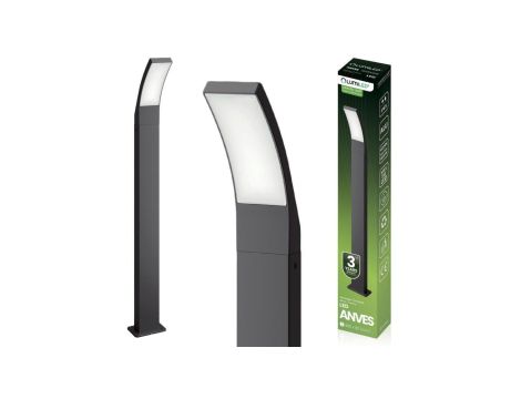 Słupek Ogrodowy Zewnętrzny Stojący 11W LED 4000K ANVES 80cm Lumiled