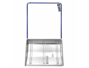 PROSPERPLAST ŁOPATA PODWÓJNA / ZGARNIACZ DO ŚNIEGU STRONGMAN ALUMINIOWA 60cm