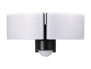 Naświetlacz LED z dwoma panelami świecącymi AKRON2, 40W, 3200lm, IP65 naturalna barwa 4000K, z czujnikiem PIR