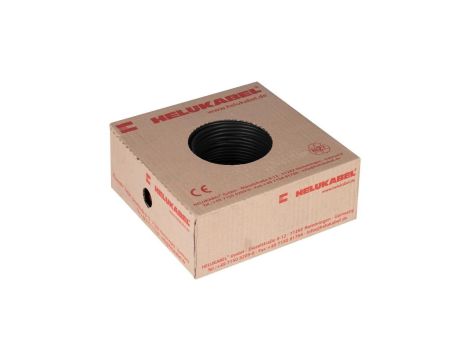 Kabel instalacyjny LgY / H07V-K 10mm2 jednożyłowy czarny 450/750V giętki linka Helukabel /500m/