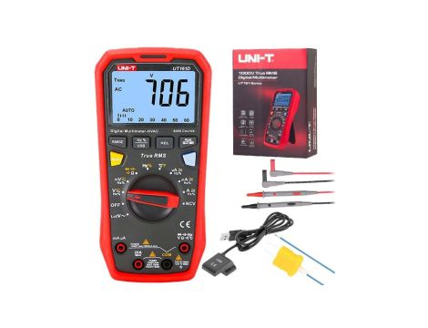 Miernik uniwersalny z pomiarem True RMS automatyczny multimetr cyfrowy z wyświetlaczem LCD UNI-T UT161D