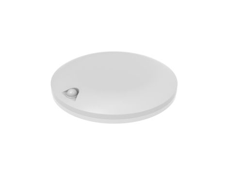 Plafon okrągły natynkowy LED 18W 1800lm 4000K IP54 biały barwa NW biała neutralna z czujnikiem ruchu biały Lumilight