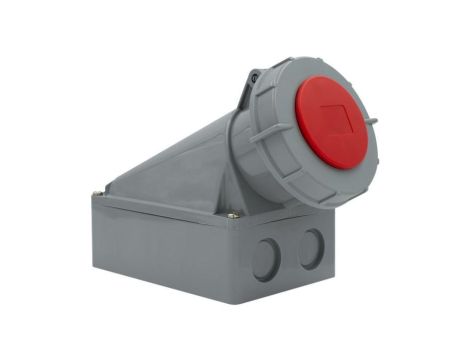 Gniazdo siłowe stałe 63A 5p /VC/ IP67